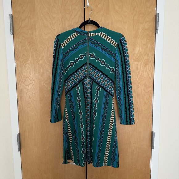 Free People Stella Green Longsleeve Dress - Women's Small - Picture 3 of 8